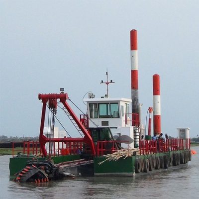 26inch Dismountable Sea Sand Dredger With Water Flow 6000m3 Customized