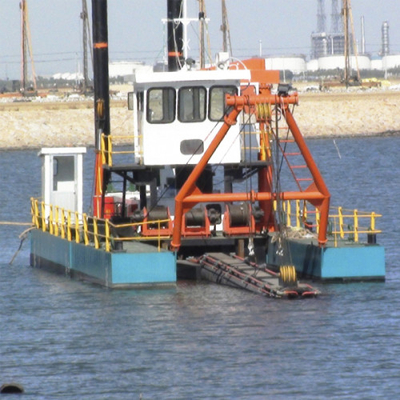 Shallow River Small Dredger Machine With Cutter Head WEICAHI Engine