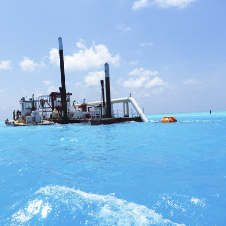 Cummins Engine Hydraulic Cutter Suction Dredger Equipment 4000m3