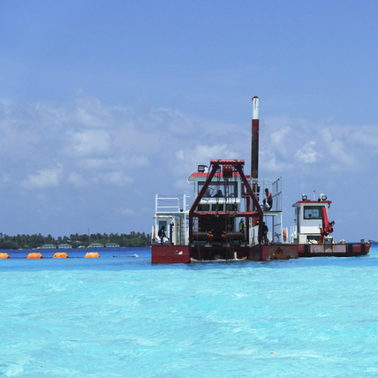 Diesel Engine River Dredging Equipment With 700m3/H Solid Capacity