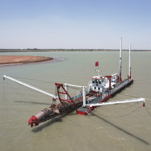 Customizable Suction Dredger Ship With 762 KW Power And 2000m Dredging Distance