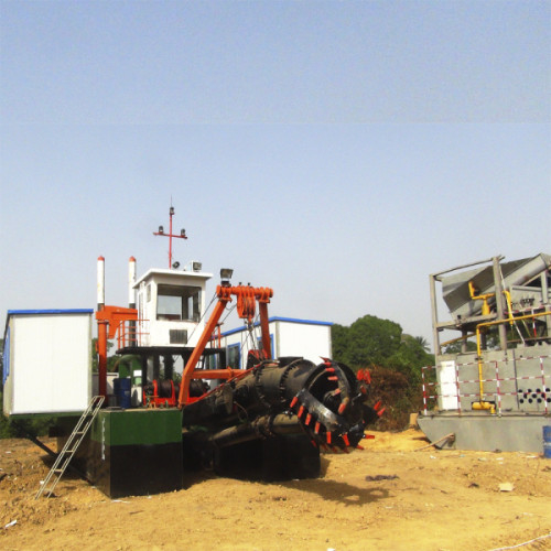1500m3 Hydraulic Small Lake Dredging Equipment For Shallow River Digging