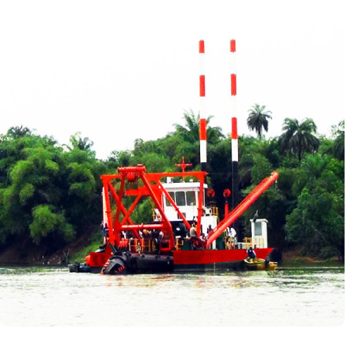 18 Inch Cutting Suction Dredger Ship ISO9001 Certified Customized Colors