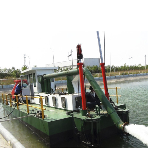 Small Cutter Head Sand Dredging Ship For Water Cleaning And Dredging 30kw