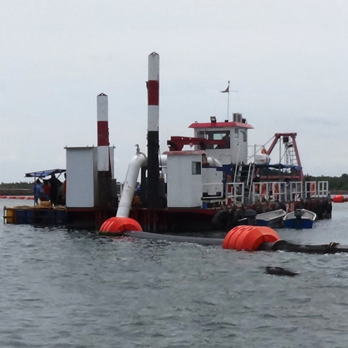 Sand Extraction River Cutter Head Dredger / Sand Dredging Boat 500m3/H