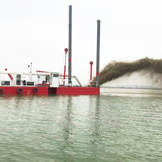 Hydraulic Cutter Head River Dredging Equipment PLC And Remote Control System